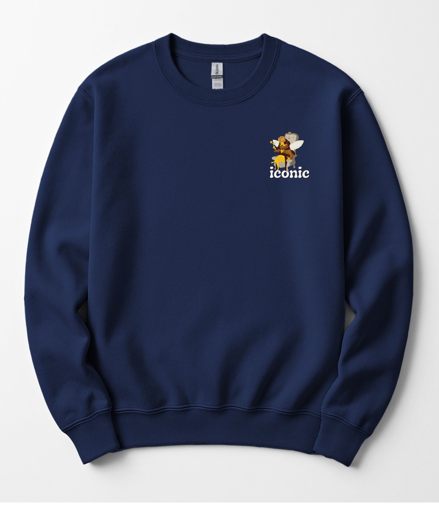 The Iconic Queen Bee - EMBROIDERED Unisex Crewneck Sweatshirt