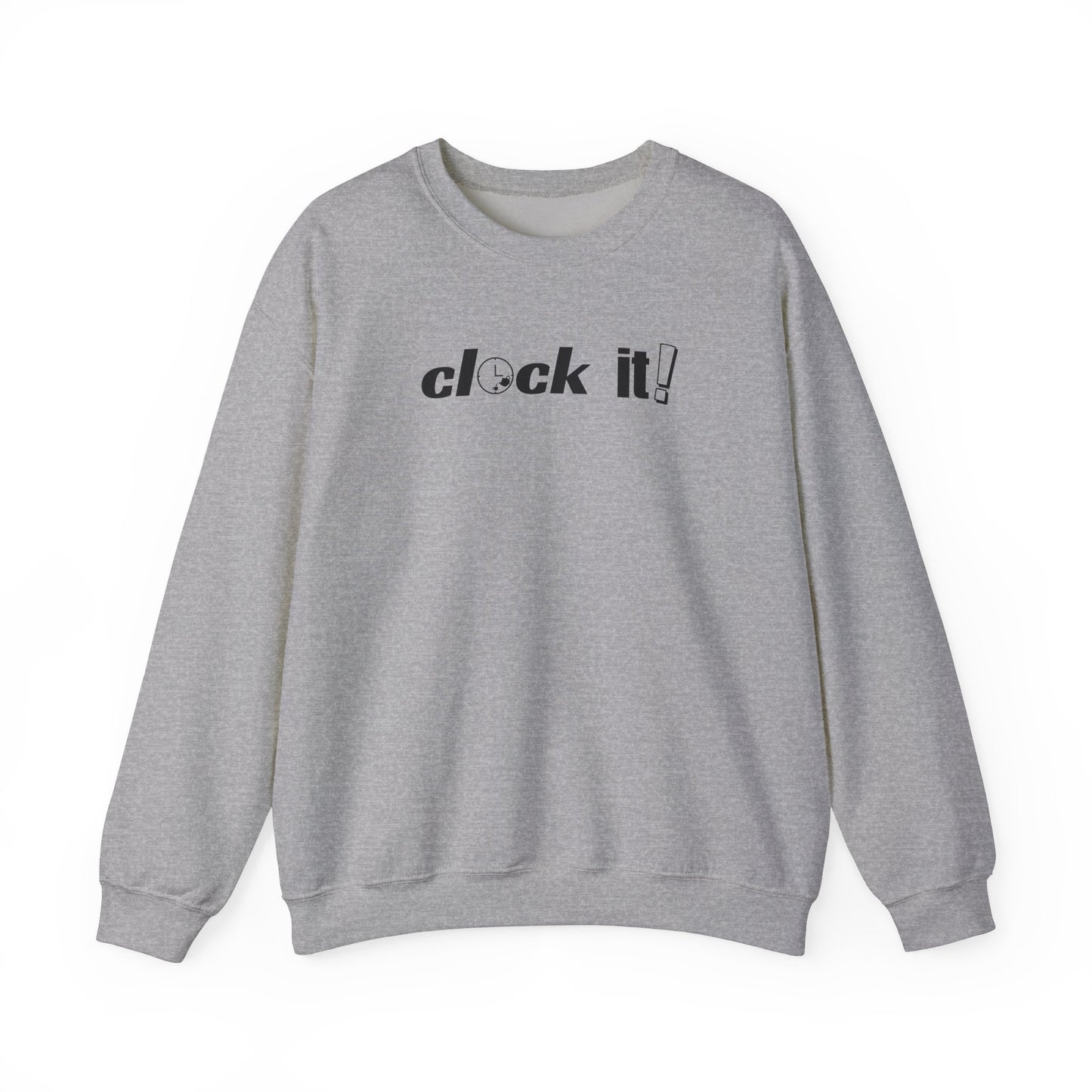 Clock It! Unisex Crewneck Sweatshirt