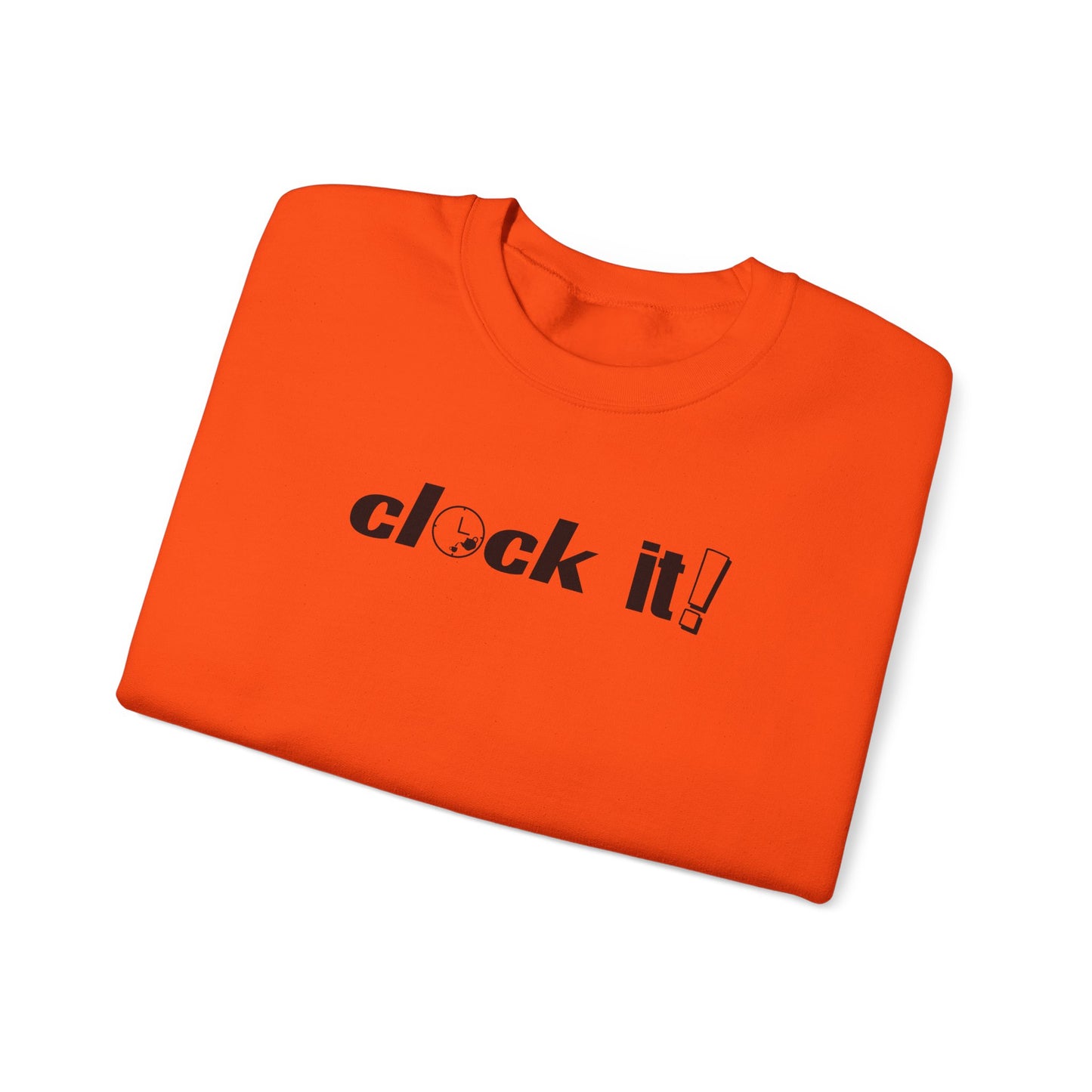 Clock It! Unisex Crewneck Sweatshirt