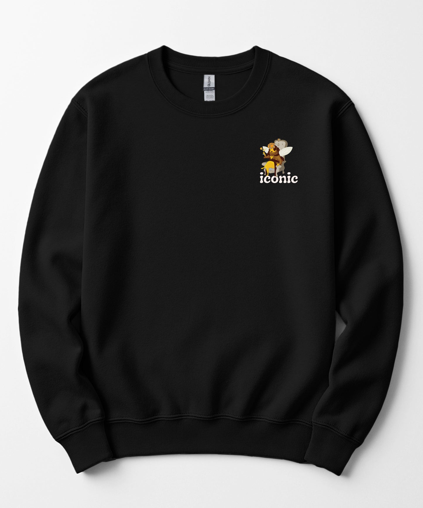 The Iconic Queen Bee - EMBROIDERED Unisex Crewneck Sweatshirt