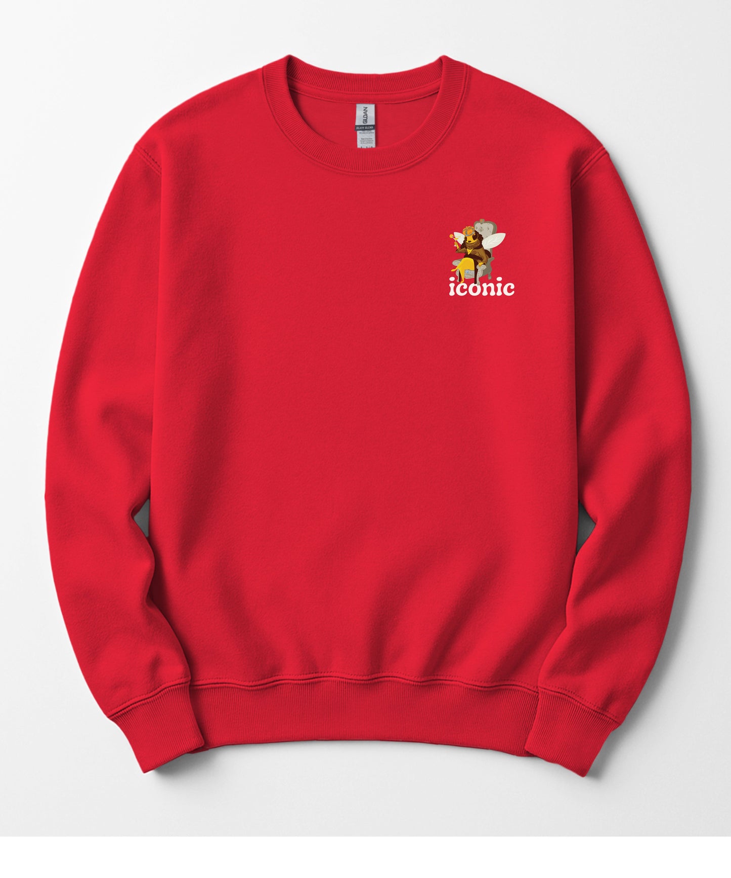 The Iconic Queen Bee - EMBROIDERED Unisex Crewneck Sweatshirt
