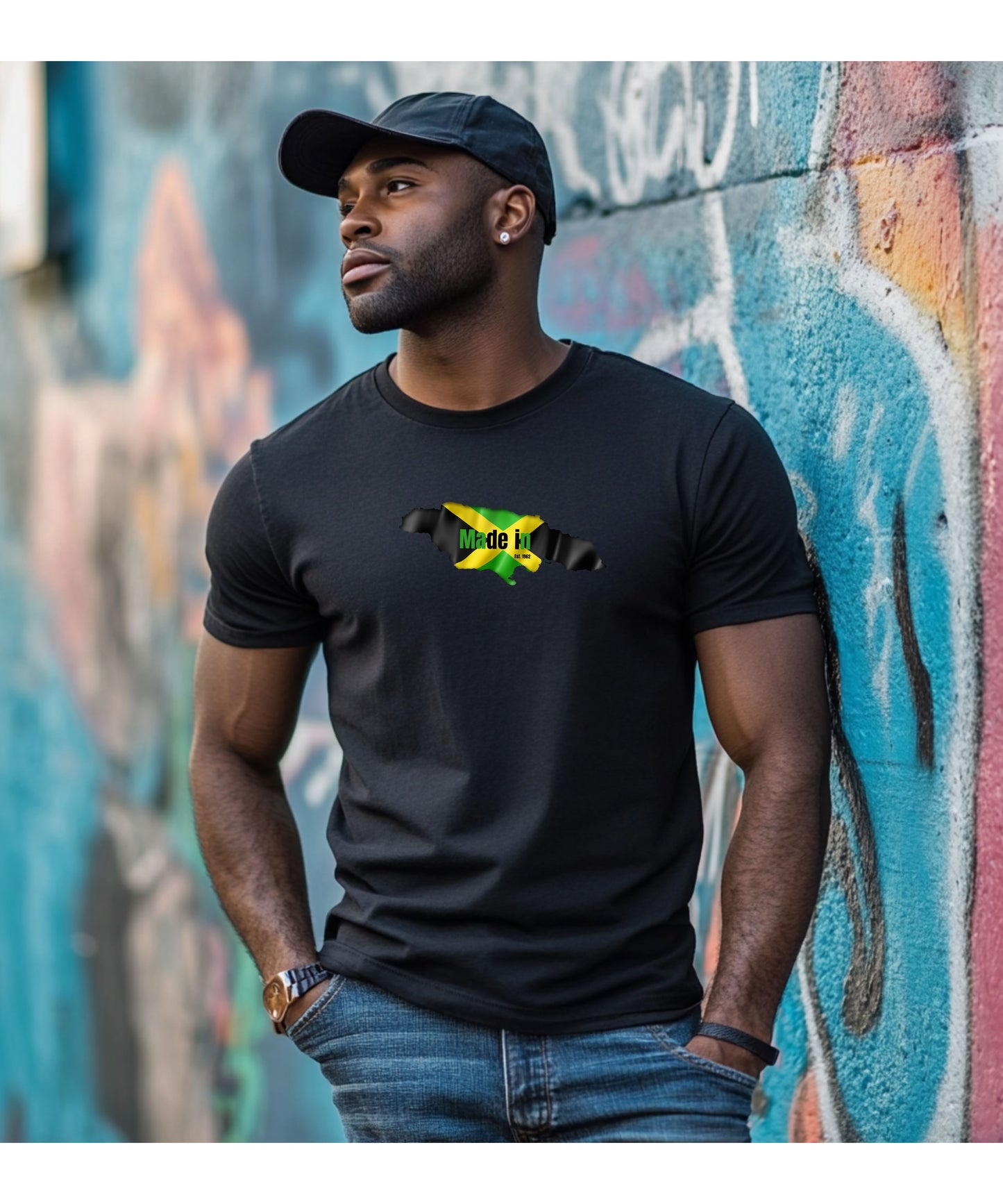 Made in Jamaica T-Shirt – Unisex Jamaican Pride Cotton Tee