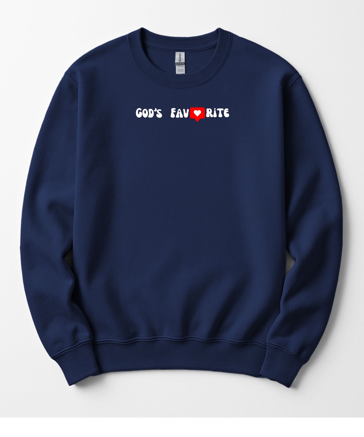 God's Favorite! - Unisex Spiritual Crewneck Sweatshirt