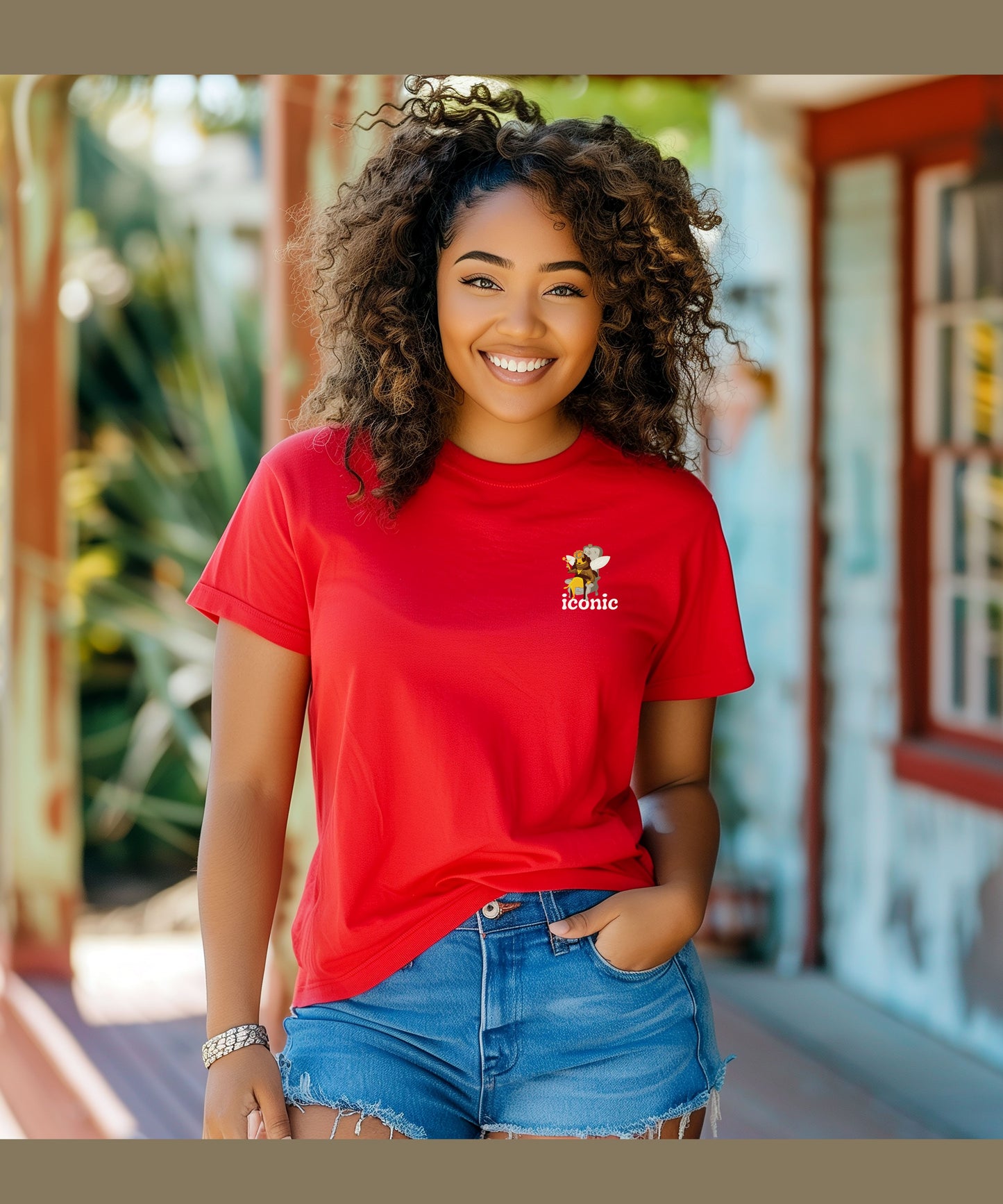 The Iconic Queen Bee - EMBROIDERED Unisex T-Shirt