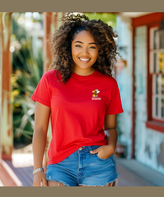The Iconic Queen Bee - EMBROIDERED Unisex T-Shirt