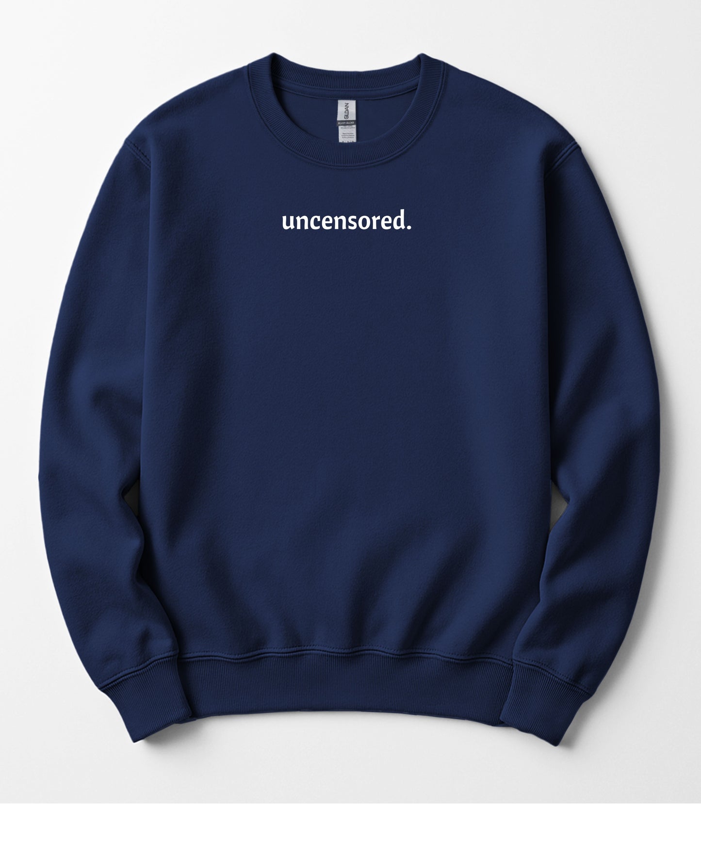 Uncensored - Because Speech is Free! Unisex Crewneck Sweatshirt